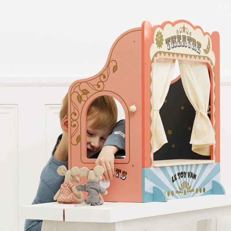 Le Toy Van Age 5 & 6|Age 4^Tabletop Puppet Theatre