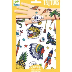 Djeco Stickers / Transfers|Age 7 & 8^Temporary Tattoos - Bang Bang
