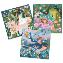 Djeco Art / Craft|Age 9 & 10^Thumbelina Fairy Tale to Decorate Set