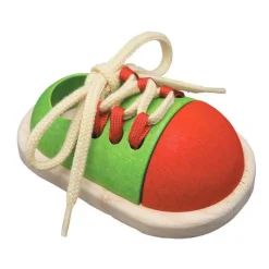 Plan Toys Early Learning|Age 4^Tie Up Shoe