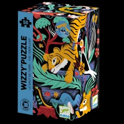 Djeco Jigsaws / Puzzles|Age 7 & 8^Tigers Leap Magic 3D Effect Puzzle