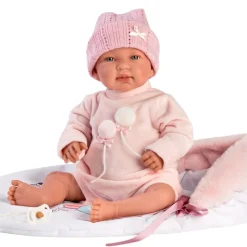 Llorens Dolls|Dolls^Tina Baby Doll 44cm with Dumbo Sleeper (L84452)