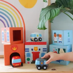 Djeco Vehicles / Cars / Trucks|Cars / Trains / Planes^Topani Car Playset
