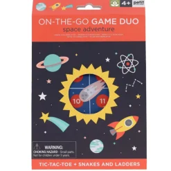 Petit Collage Games|Age 7 & 8^Travel Game Duo (Wooden)