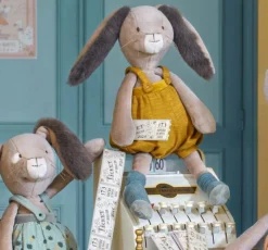 Moulin Roty Soft Toys|Age 3^Trois Petits Lapins Ochre Rabbit