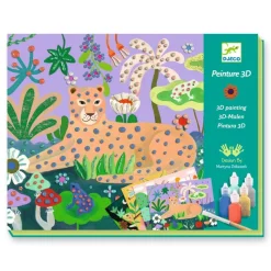 Djeco Art / Craft^Tropical Forest 3D Painting Set