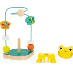 Janod Early Learning|Age 1^Tropik Frog Loop 2-in-1