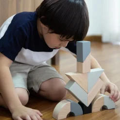 Plan Toys Wooden Blocks|Construction^Twisted Blocks by