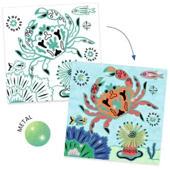 Djeco Art / Craft|Age 7 & 8^Under the Sea Colouring