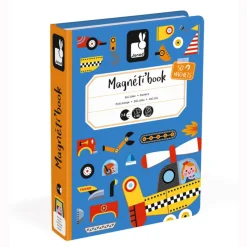 Janod Vehicles / Cars / Trucks|Cars / Trains / Planes^Vehicles Magnetic Book Game