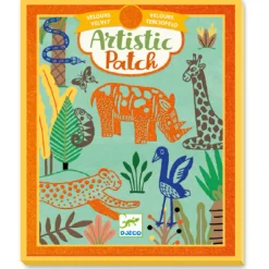 Djeco Art / Craft|Age 9 & 10^Velvet Patch Art - Wilderness