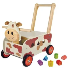 I'm Toy Early Learning|Stacking / Sorting^Walk & Ride Cow Sorter | 4 in 1