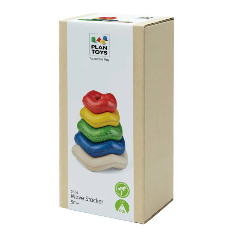 Plan Toys Stacking / Sorting|Stack / Sort^Wave Stacker
