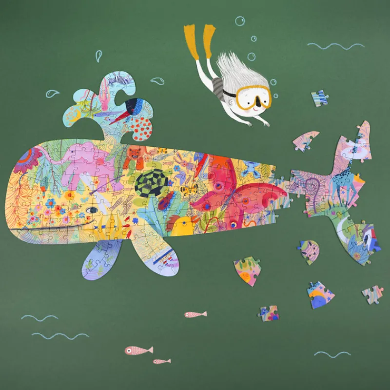 Djeco Jigsaws / Puzzles|Age 9 & 10^Whale Art Puzzle - 150 Piece