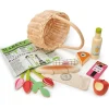 Tender Leaf Toys Play Food|Role Play^Wicker Shopping Basket Set