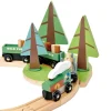 Tender Leaf Toys Wooden Blocks|Vehicles / Cars / Trucks^Wild Pines Large Train Set