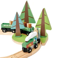 Tender Leaf Toys Wooden Blocks|Vehicles / Cars / Trucks^Wild Pines Large Train Set