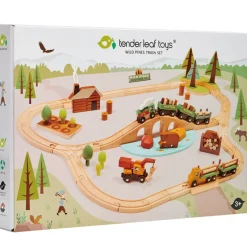 Tender Leaf Toys Wooden Blocks|Vehicles / Cars / Trucks^Wild Pines Large Train Set