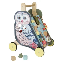 Manhattan Toy Early Learning|Walkers / Push Along's^Wildwoods Owl Activity Walker