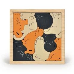 Fred Wooden Puzzles|Jigsaws / Puzzles^Wood Puzzle - Kitty Corner
