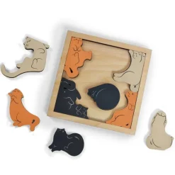 Fred Wooden Puzzles|Jigsaws / Puzzles^Wood Puzzle - Kitty Corner