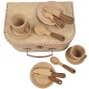 Les Petits Role Play|Kitchen / Play Food^Wooden Breakfast Set in Case