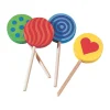 Haba Play Food|Kitchen / Play Food^Wooden Playfood - Lollypops (Pack of 4)
