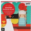 Petit Collage Wooden Puzzles|Wooden Blocks^Wooden Puzzle & Play - At The Sea