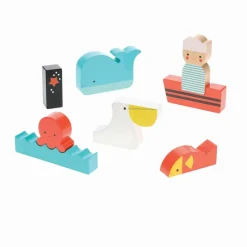 Petit Collage Wooden Puzzles|Wooden Blocks^Wooden Puzzle & Play - At The Sea