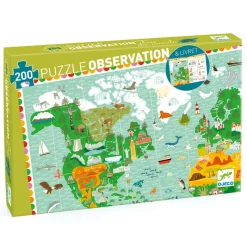 Djeco Jigsaws / Puzzles|Age 9 & 10^World Monuments Puzzle + Booklet 200pc