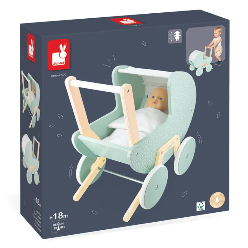 Janod Role Play|Dolls^Zen Dolls Pram