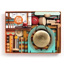 Djeco Stem Toys|Construction^Zig & Go 52pc Music Set (52-Pc)