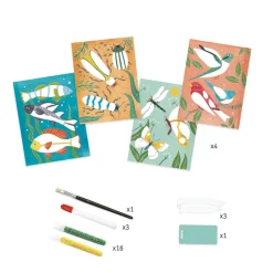 Djeco Art / Craft|Teenager^Zoology Glass Bead Craft
